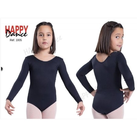 MAILLOT BALLET MANGA LARGA  SIN COSTURA