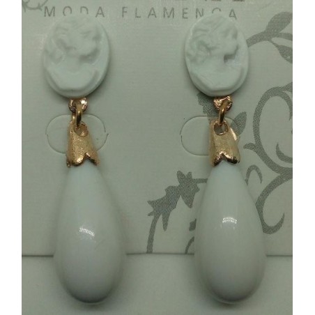 PENDIENTES FLAMENCA LÁGRIMAS PEQUEÑOS