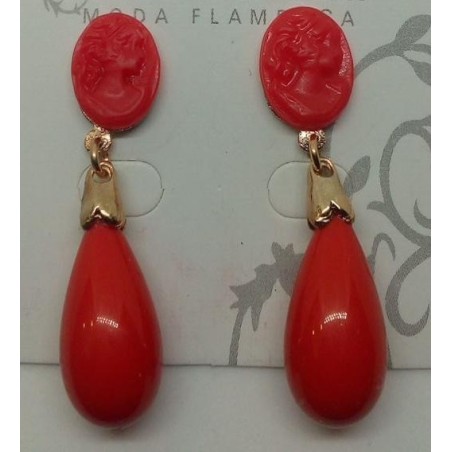 PENDIENTES FLAMENCA LÁGRIMAS PEQUEÑOS