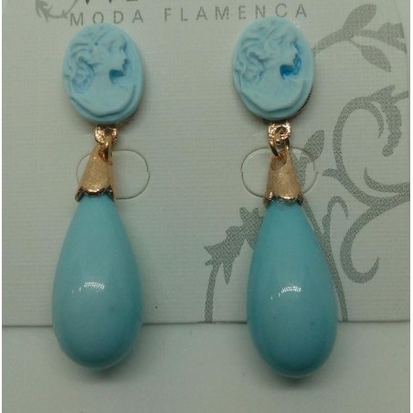 PENDIENTES FLAMENCA LÁGRIMAS PEQUEÑOS