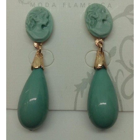 PENDIENTES FLAMENCA LÁGRIMAS PEQUEÑOS
