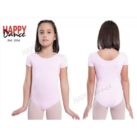 MAILLOT BALLET MANGA CORTA SIN COSTURA TEX SKIN