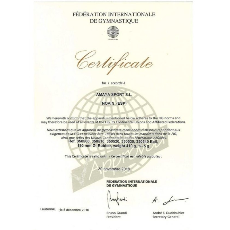 PELOTA DE GIMNASIA RÍTMICA TECNOCAUCHO