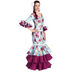 VESTIDO FLAMENCA AMARILLO