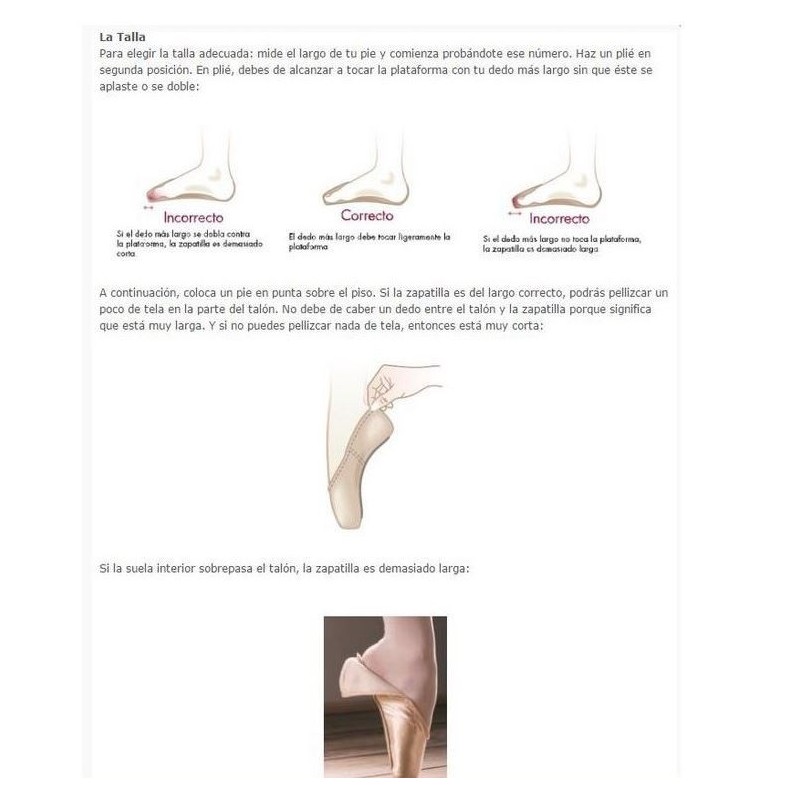 PUNTAS DUREZA MEDIA Y EMPEINE ANCHO ESTRECHO
