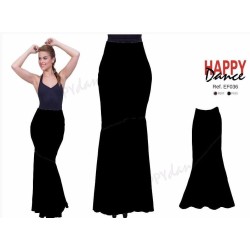 FALDA FLAMENCO MONOCOLOR EF036 2