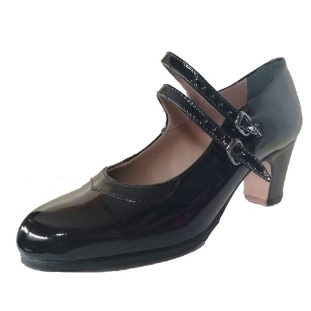 ZAPATO FLAMENCO PROFESIONAL CHAROL