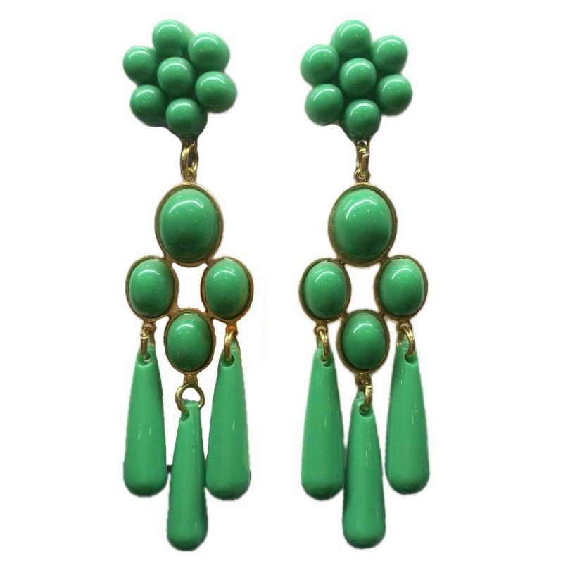 PENDIENTES FLAMENCA LÁGRIMAS MUJER