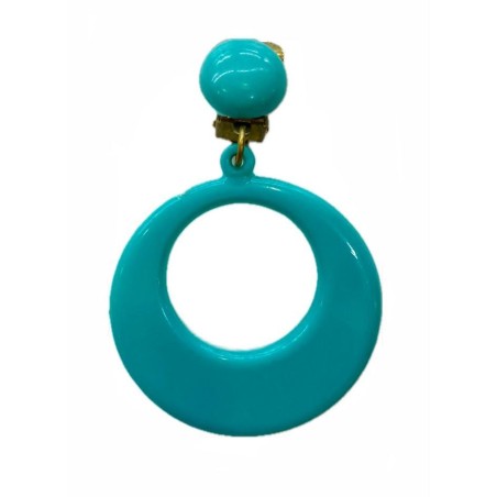 PENDIENTES FLAMENCO AROS NIÑA CIERRE OMEGA