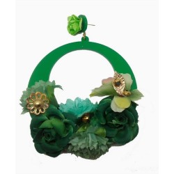 PENDIENTES FLAMENCO ACETATO MUJER FLORES SECAS 2