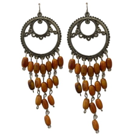 PENDIENTES DE ARO PIEDRAS