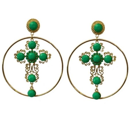PENDIENTES ARO CRUZ