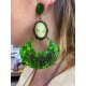 PENDIENTES CAMAFEO VERDES