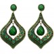 PENDIENTES PERLAS VERDES