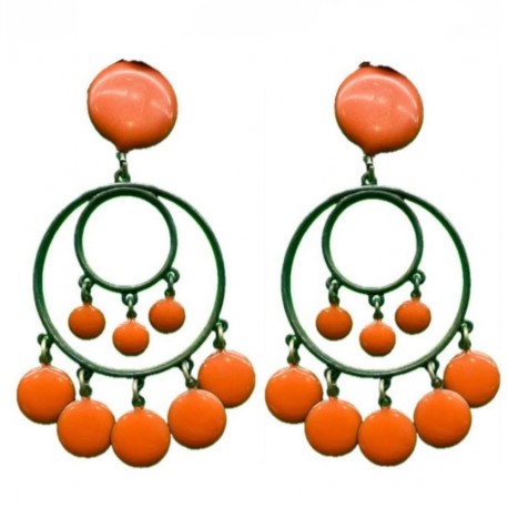 PENDIENTES DOBLE ARO CON COLGANTES