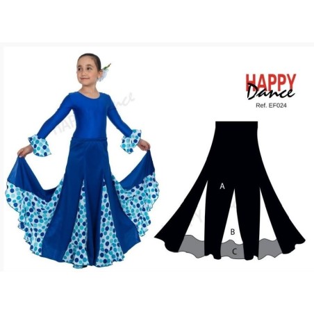 FALDA FLAMENCO EF024