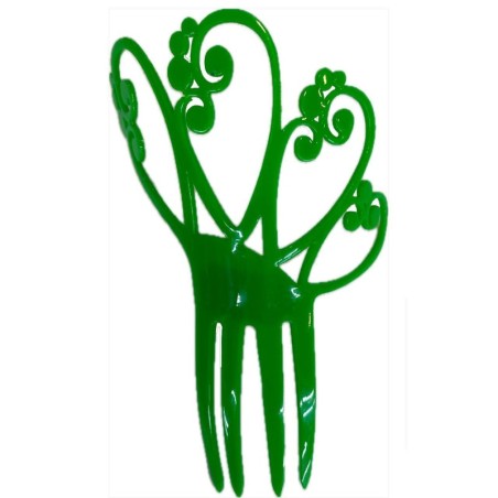 PEINETA FLORES PLÁSTICO PEQUEÑA