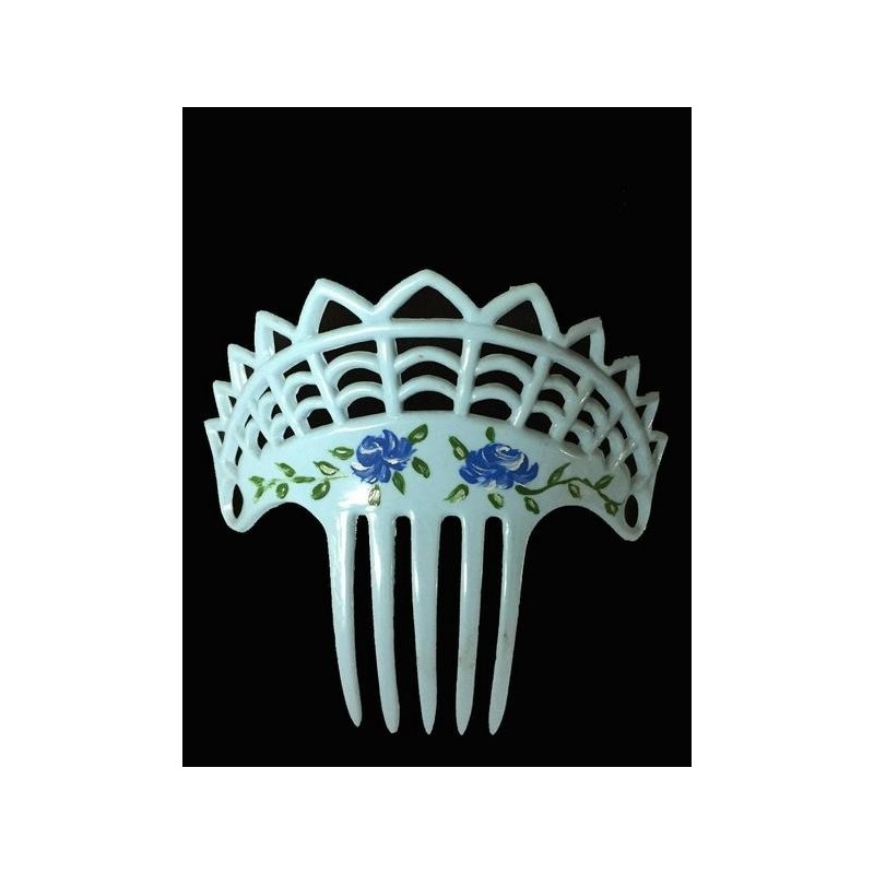 PEINETA FLOR PINTADA