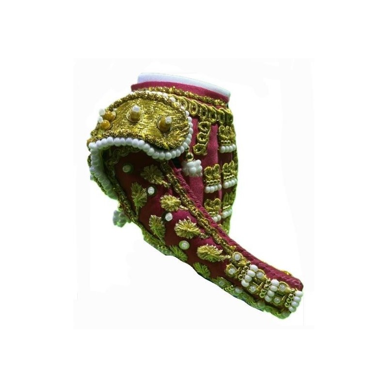 CHAQUETILLA TORERO MINI ROSA FUCSIA Y ORO