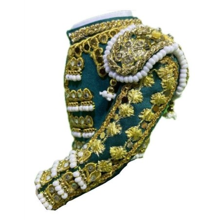 CHAQUETILLA TORERO MINI VERDE AGUA Y ORO