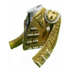 CHAQUETILLA TORERO MINI CHAMPÁN Y ORO 2