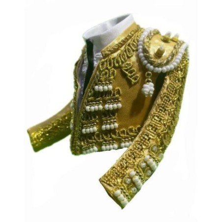 CHAQUETILLA TORERO MINI CHAMPÁN Y ORO