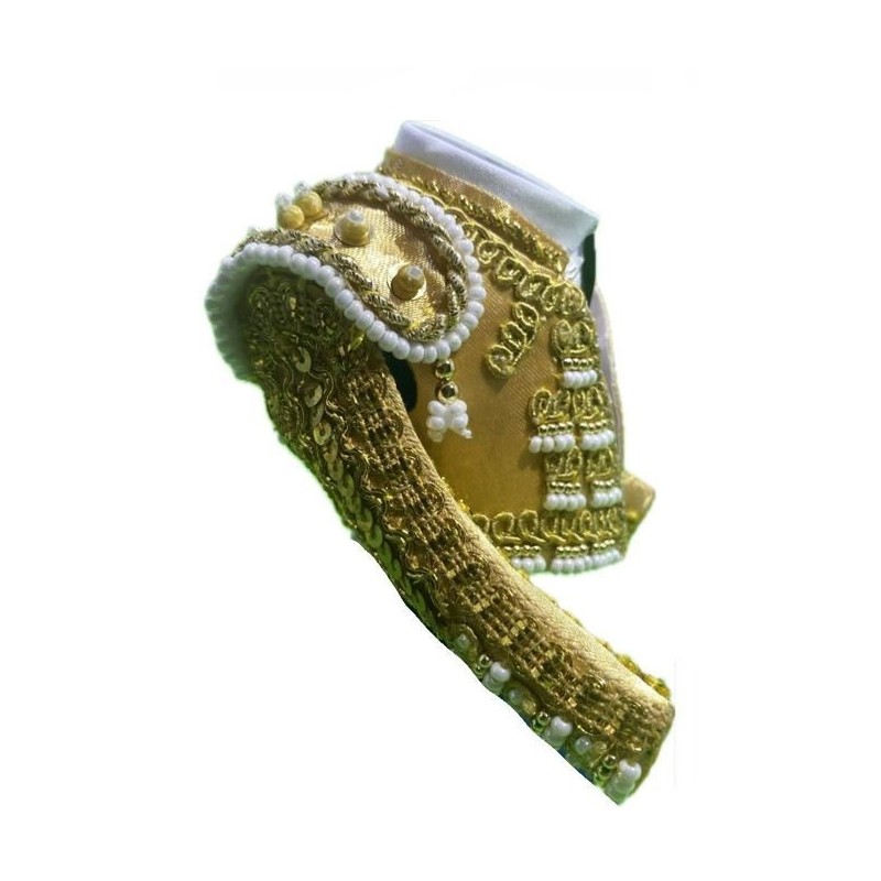 CHAQUETILLA TORERO MINI CHAMPÁN Y ORO