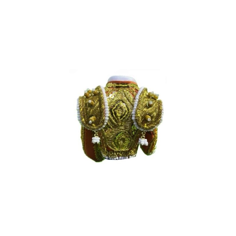 CHAQUETILLA TORERO MINI NARANJA Y ORO