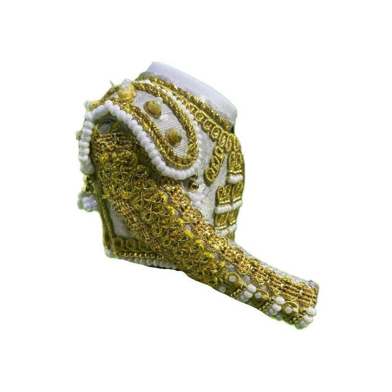 CHAQUETILLA TORERO MINI GRIS PERLA Y ORO
