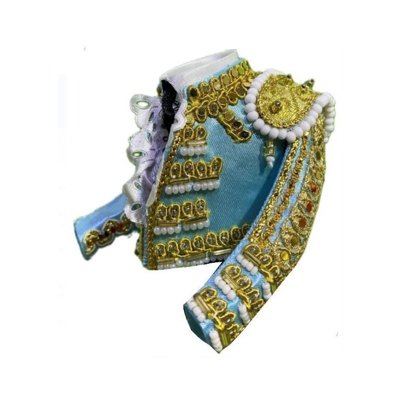 CHAQUETILLA TORERO MINI AZUL CELESTE