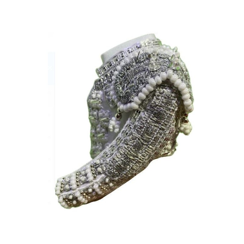 CHAQUETILLA TORERO MINI BLANCA Y PLATA