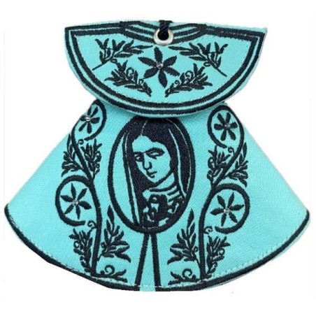 CAPOTE MINI BORDADO VIRGEN
