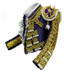 CHAQUETILLA TORERO MINI NAZARENO Y ORO 2
