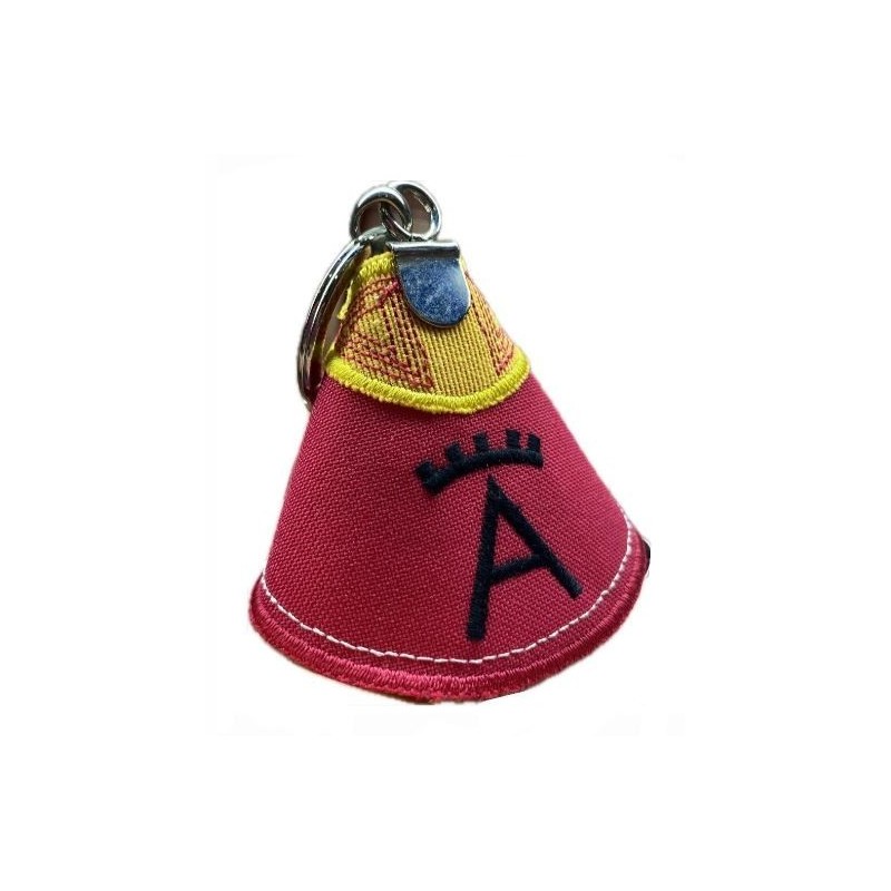LLAVERO CAPOTE BORDADO "A"