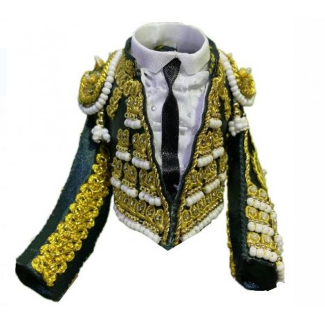 CHAQUETILLA TORERO MINI VERDE BOTELLA Y ORO