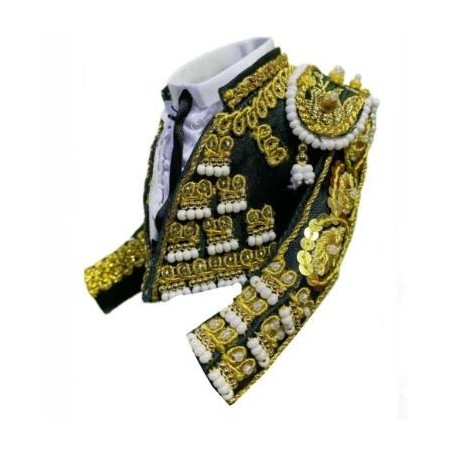 CHAQUETILLA TORERO MINI VERDE BOTELLA Y ORO