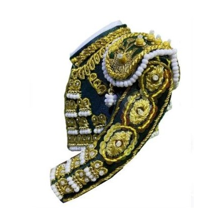 CHAQUETILLA TORERO MINI VERDE BOTELLA Y ORO