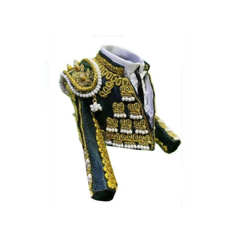 CHAQUETILLA TORERO MINI VERDE BOTELLA Y ORO