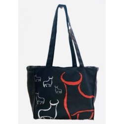 BOLSO DE TELA DIBUJOS TORO 2