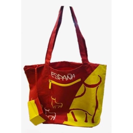 BOLSO DE TELA DIBUJOS TORO