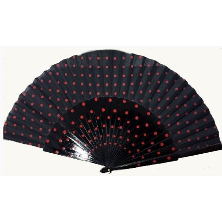 PERICÓN NEGRO LUNAR ROJO