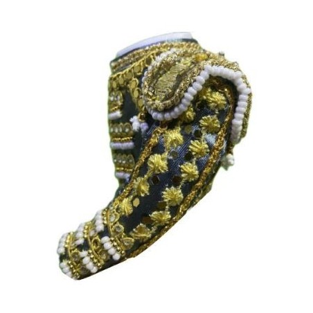 CHAQUETILLA TORERO MINI GRIS PLOMO Y ORO