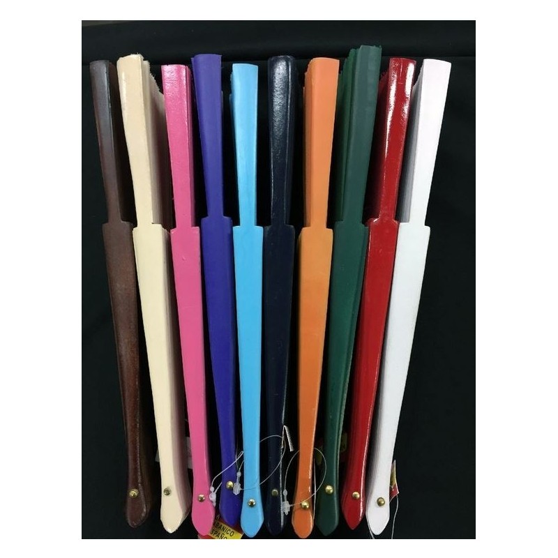 ABANICO SEMIPERICÓN MADERA LISO