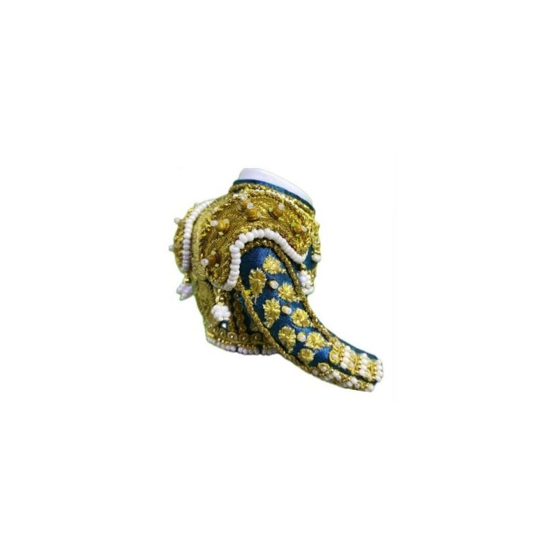 CHAQUETILLA TORERO MINI AZUL AZAFATA Y ORO