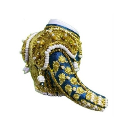CHAQUETILLA TORERO MINI AZUL AZAFATA Y ORO