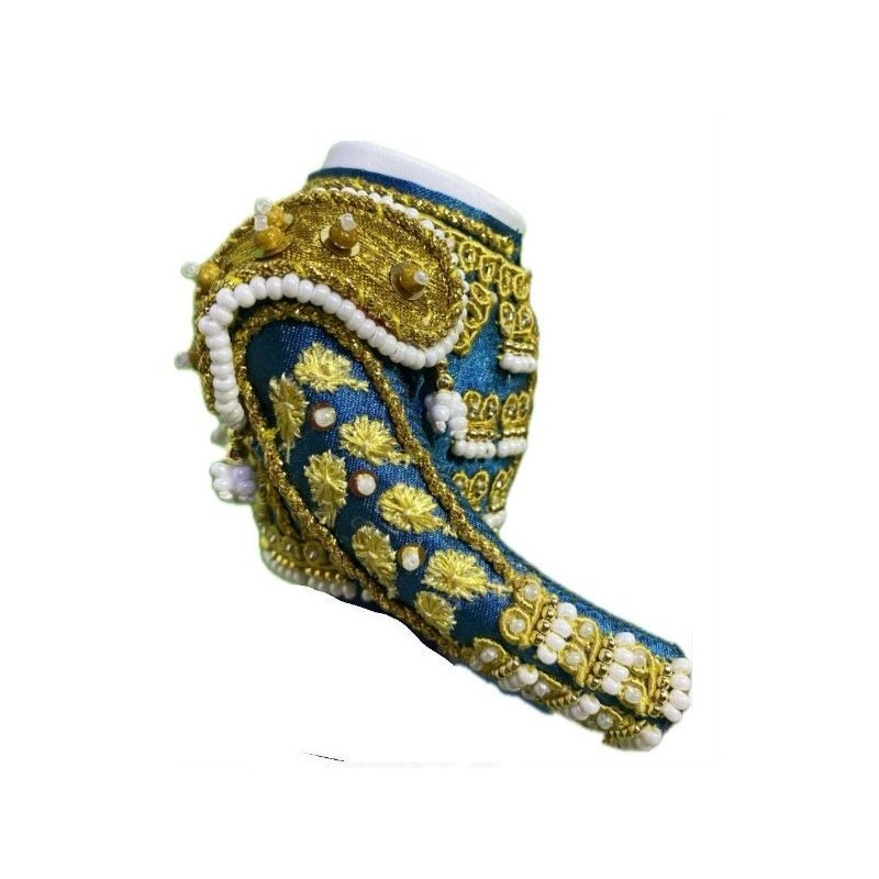 CHAQUETILLA TORERO MINI AZUL AZAFATA Y ORO