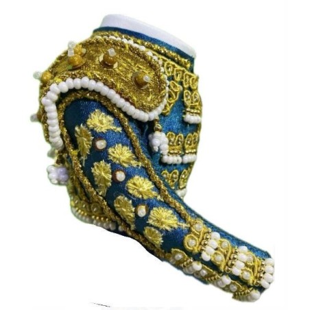 CHAQUETILLA TORERO MINI AZUL AZAFATA Y ORO