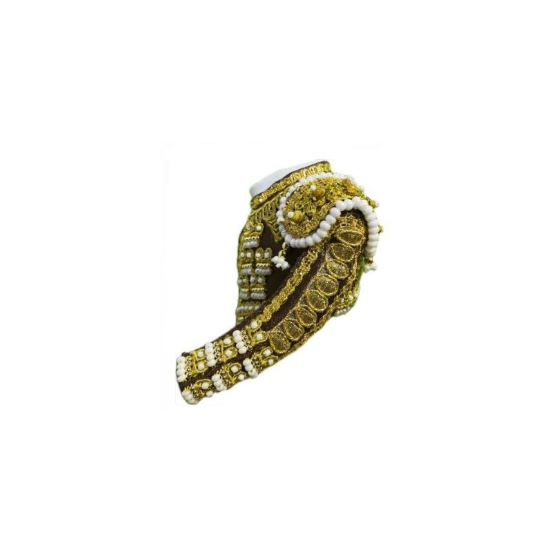 CHAQUETILLA TORERO MINI TABACO Y ORO