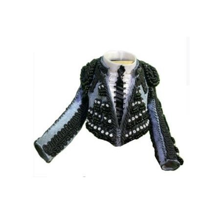 CHAQUETILLA TORERO MINI GRIS MARENGO Y AZABACHE