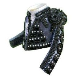 CHAQUETILLA TORERO MINI GRIS MARENGO Y AZABACHE 2